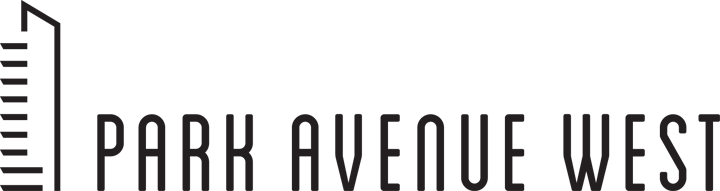 The image displays the text "PARK AVENUE WEST" in large, bold letters.